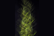 Hugging between rotating leaves