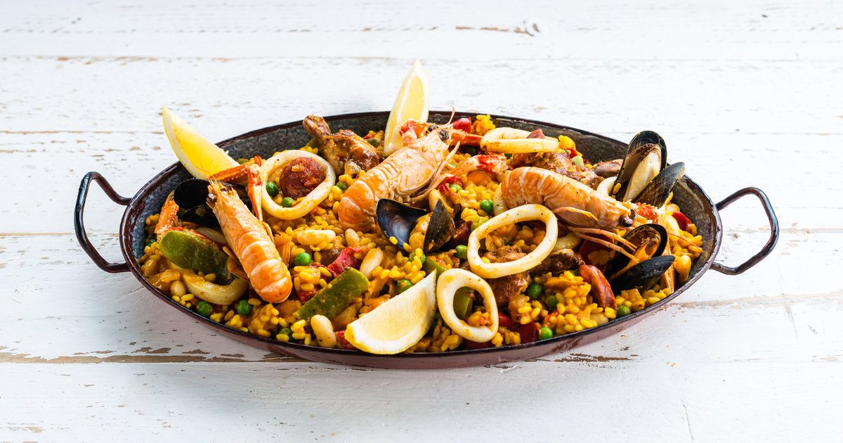 Paella ai frutti di mare